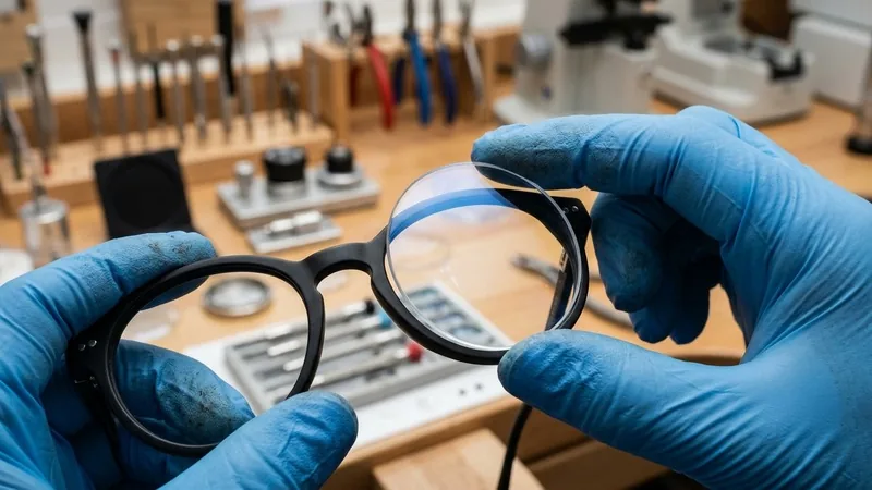 Certified blue-cut optical lenses for digital screen protection in Varanasi